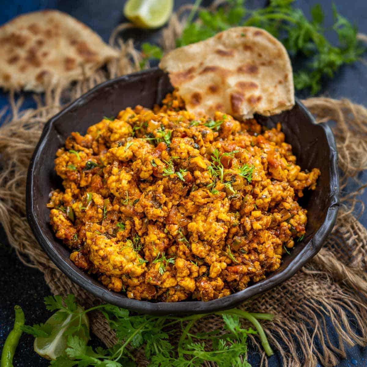 Paneer Bhurji Dry