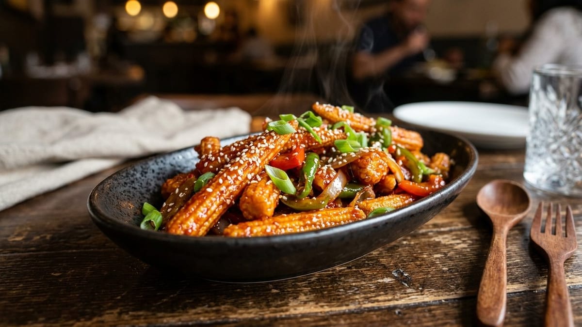 Baby Corn Crispy (Fried / Souce)